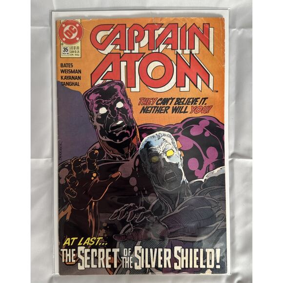 Captain Atom #35 (Nov 1989) - DC Comics - Secret of the Silver Shield - Picture 1 of 6